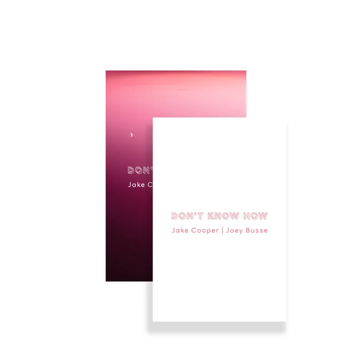 Don't Know How cover artwork